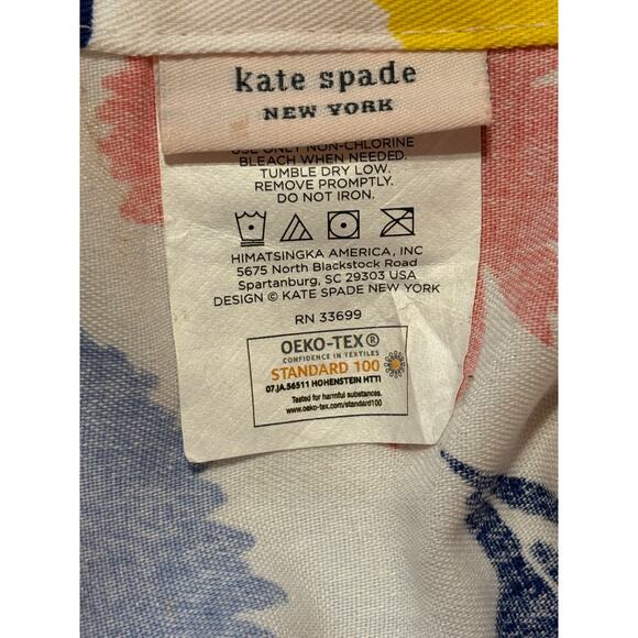 Kate Spade New York Shower Curtain Excellent Condition Cotton Blend - Picture 3 of 4